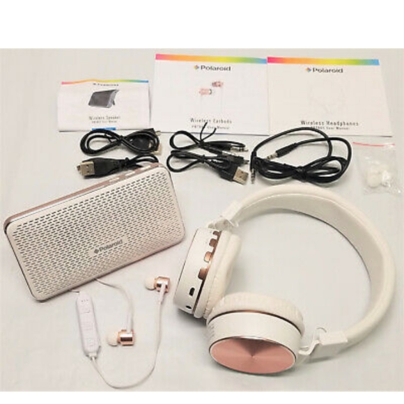 Polaroid Other - Polaroid HD Wireless Audio Bundle - White - Speake